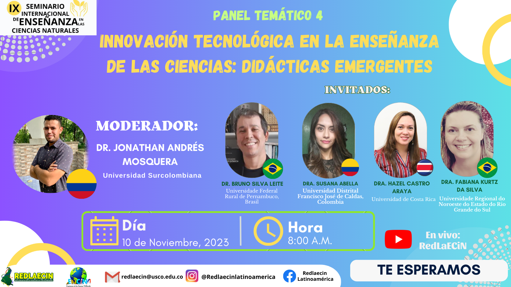 panel de innovacion en la Enseñanza de las Ciencias